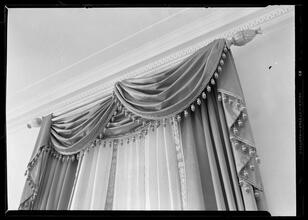 A.V. Stout [residence]. Drape detail.