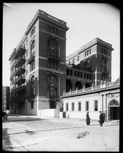 Bellevue Hospital. Large wing with morgue.