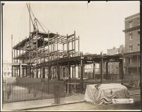 New Ward Wing Addit'n, Harlem Hospital. From S.W. Cor. Look'g N.E.