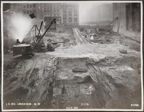 41st St. Side [Lincoln Building construction.]