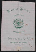 Clionian Society. Eighteenth Anniversary.