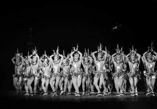 [Stage show "Rhapsody in Green" by Florence Rogge at Radio City Music Hall.]