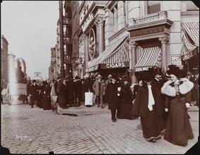 Theatre, Kinckerbocker, Clergymen Leaving After Matinee.