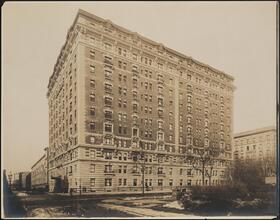 [Apartment building at West 85th Street and Central Park West.]
