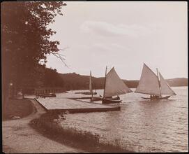 Tuxedo Park, N.Y., Residences, Churches, Depot, Boating.