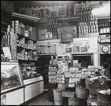 Interior of Celentano Fruit Store, west side of Madison Avenue between 96th and 97th Streets
