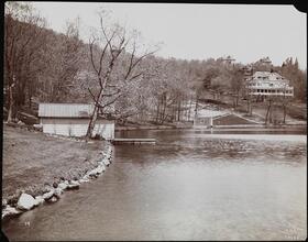 Tuxedo Park, N.Y., Residences, Churches, Depot, Boating.