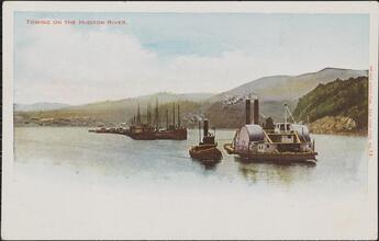 Towing on the Hudson River.