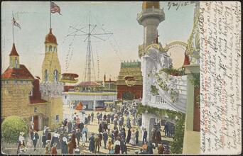 Scene in Luna Park, Coney Island, N. Y.