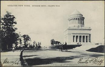Greater New York. Riverside Drive - Grant's Tomb.