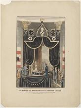 The Body of the Martyr President, Abraham Lincoln
