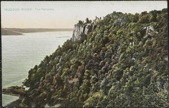 Hudson River.  The Palisades.