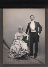 Portrait, Miss Mary Gwendolyn Burden and Mr. Ralph Pulitzer, Hyde Ball.