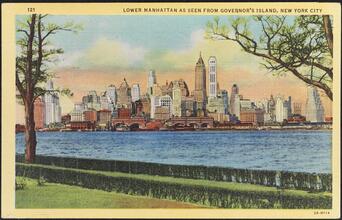 Lower New York Skyline from Governor's Island