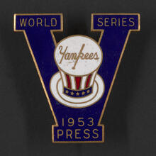 World Series Yankees 1953 - Press