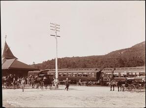 Tuxedo Park, N.Y., Residences, Churches, Depot, Boating.