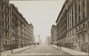 Claremont Ave, south from 127th St., New York.