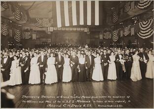 Social Functions, Ball, Officers & Men of U.S.F.S. "Alabama".