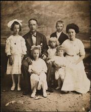 [Al Smith with his family.]