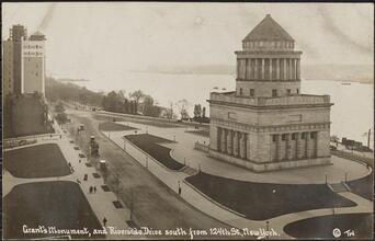 Grant's Monument, and Riverside Drive south from 124th St., New York.