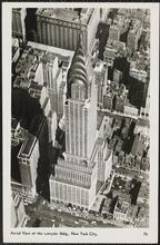 Aerial View of the Chrysler Bldg., New York City.