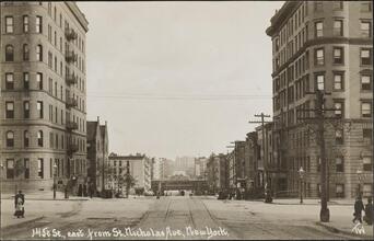 145th St., east from St. Nicholas Ave., New York.