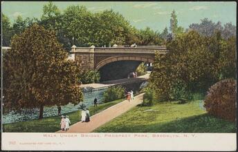 Walk Under Bridge, Prospect Park, Brooklyn, N. Y.