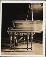 Pianos, Steinway, Grand, Design #3110, Detail of Piano Leg.