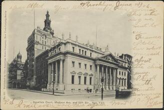 Appellate Court. Madison Ave. and 25th Str. New York.