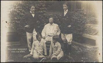 President Roosevelt and his Sons.