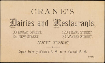 Crane's Dairies and Restaurants