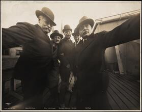 Uncle Joe Byron, Pirie MacDonald, Colonel Marceau, Pop Core, Ben Falk-New York Dec. 1920.