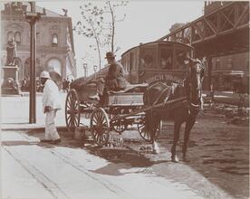 Street Scenes, 1899, Herald Sq. 6th Ave. No. from 35th St.