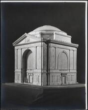 [Model of Citizens Saving Bank on Canal Street and Bowery.]