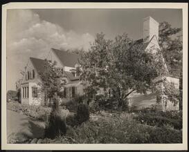 Rogers Estate, "Port of Missing Men," Southampton, L.I., Exterior, Side of Main Cottage from Garden.