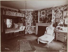 Interiors-Bedroom 1898 Elsie de Wolfe 122 East 17th St.