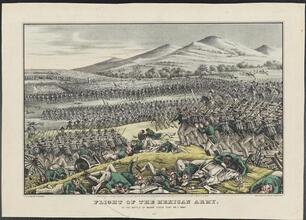 Flight of the Mexican Army.