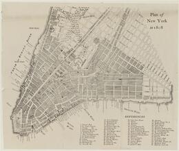 Plan of New York in 1808