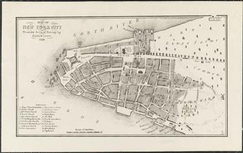 Map of New York City from an Actual Survey by James Lyne