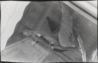 [Oblique view of window display on 5th Avenue.]