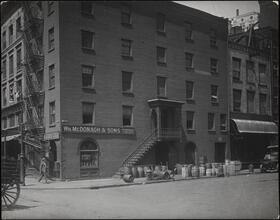 [Building at south west corner of Burling Slip and Front Street.]