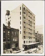 [240 West 75th Street. Apartment building under construction.]