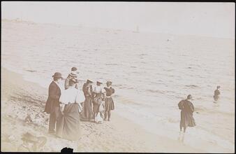 [Group at the beach.]