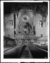 16th Street and Stuyvesant Square. St. George's Protestant Episcopal Church, organ from gallery.