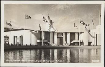 British Pavillion on Lagoon of Nations - N.Y.W.F.