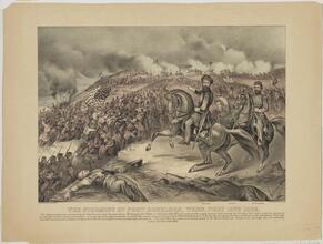 The Storming of Fort Donelson, Tenn. Feby. 15th 1862.