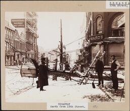 [Broadway north from 13th Street.]