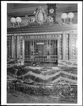 214 Broadway. National Park Bank, bronze counter screen.