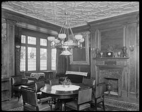 9 East 54th Street. [Charles Boyd] Curtis residence, dining room.