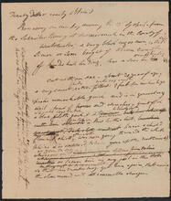 Undated description and $20 reward offered by John Peter De Lancey for the return of a runaway slave, Sam